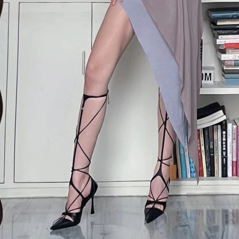 Versatile Buckle High Heel Shoes For Women - ROUTINE FASHION